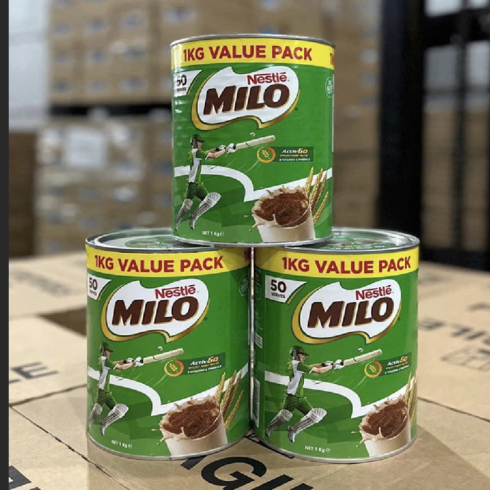 Sữa bột Nestle Milo Úc giàu canxi và vitamin D