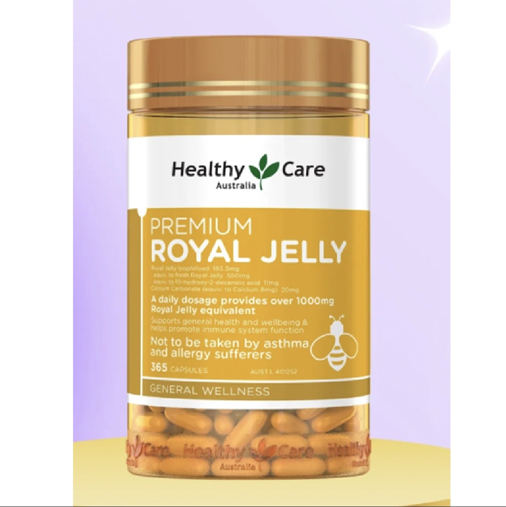 Sữa ong chúa Healthy Care Premium Royal Jelly chống mệt mỏi