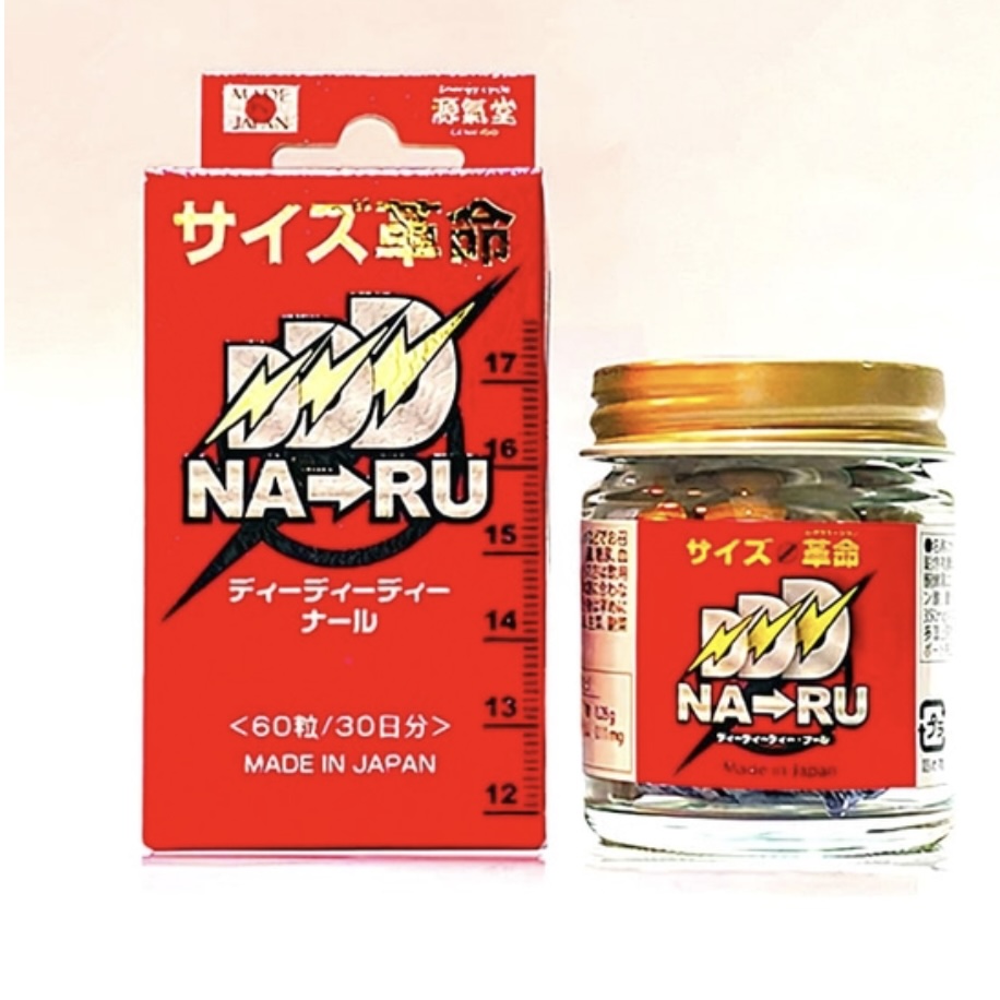 Viên uống Naru 60 viên nhật bản giúp to dài size Nhật