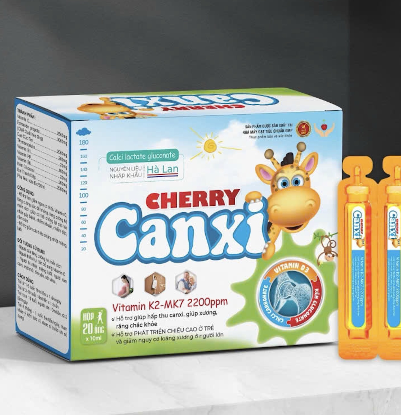 Cherry Canxi Vitamin hỗ trợ hấp thu canxi
