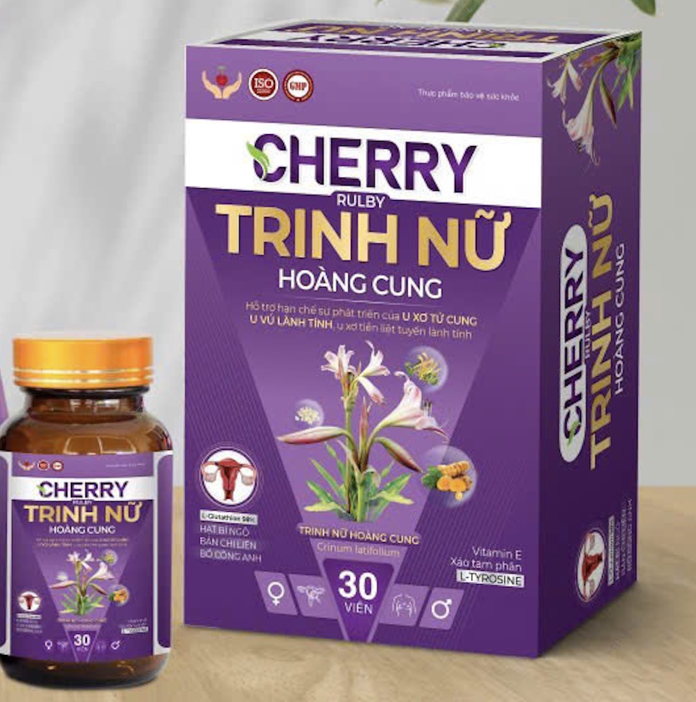  Cherry Trinh Nữ Hoàng Cung Ruby hỗ trợ sức khoẻ sinh sản