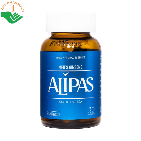 Viên uống Men's Ginseng Alipas (1 lọ x 30 viên).