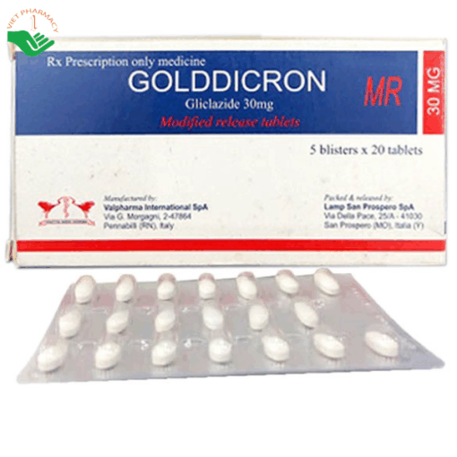Golddicron MR 30mg – Hỗ Trợ Kiểm Soát Đường Huyết Ở Người Đái Tháo Đường 