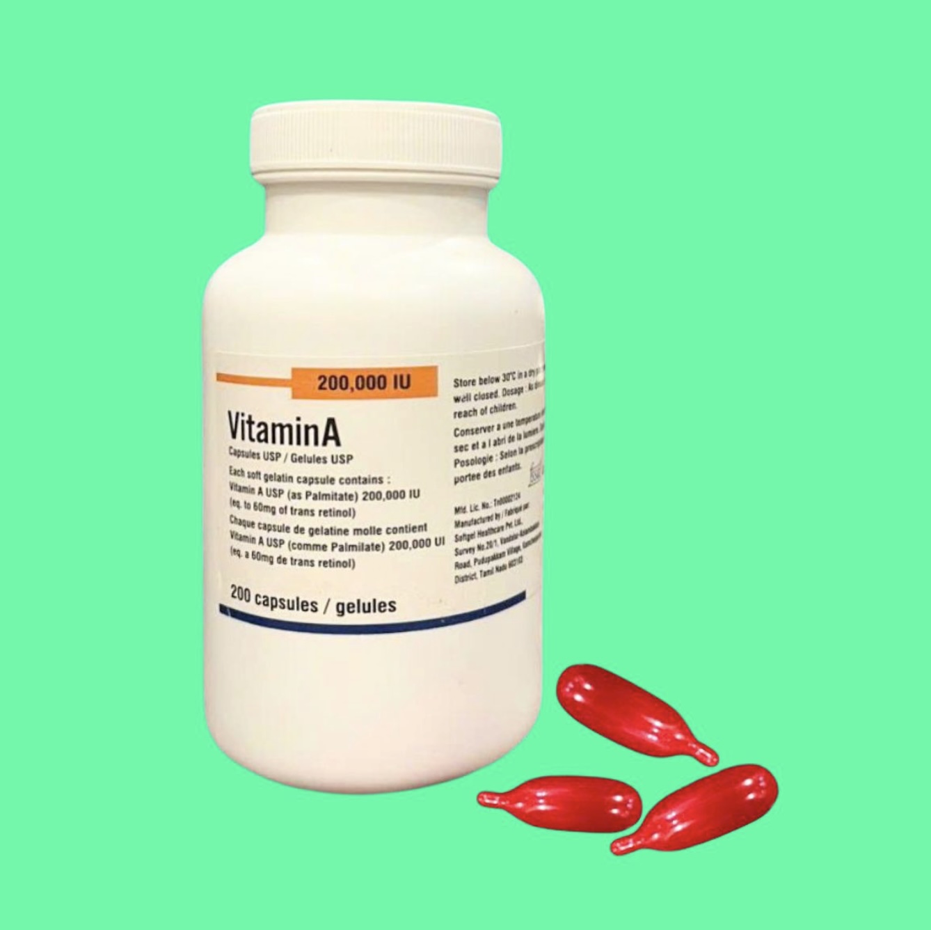 Vitamin A Softgel Healthcare