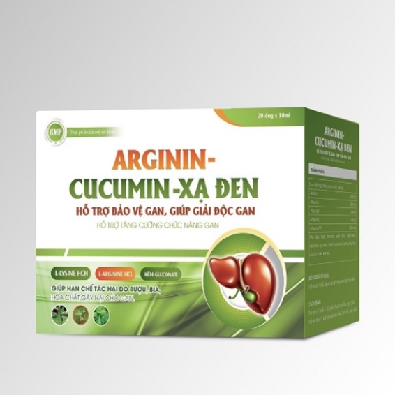 Viên Uống Giải Độc Gan Arginin Curcumin Xạ Đen