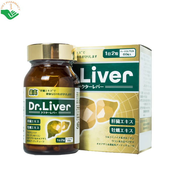 Viên uống bổ gan tăng cường giải độc gan Dr. Liver Jpanwell (60 viên)