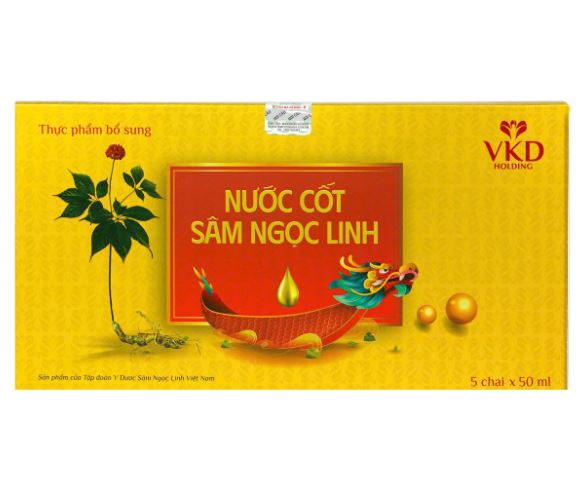 Nước Cốt Sâm Ngọc Linh giúp tăng cường sức khỏe sinh lực