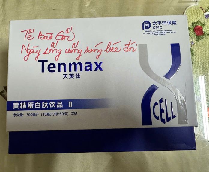 TP BVSK Tenmax (天美仕 - Thiên Mỹ Sỹ) Hoàng Tinh Protein Peptide II tăng cường miễn dịch