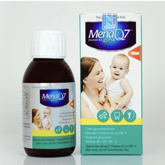 Midu MenaQ7 45mcg hỗ trợ tăng cường Calci cho trẻ