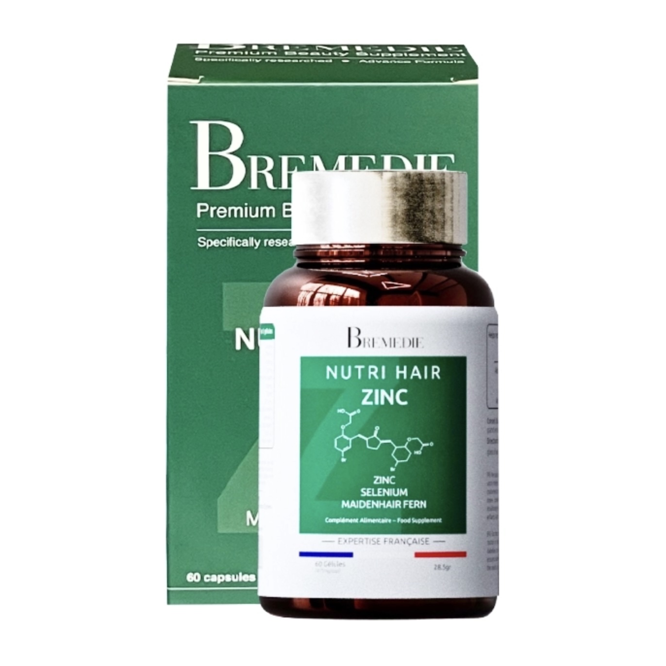 Nutri Hair Zinc Bremedie hỗ trợ tóc chắc khoẻ