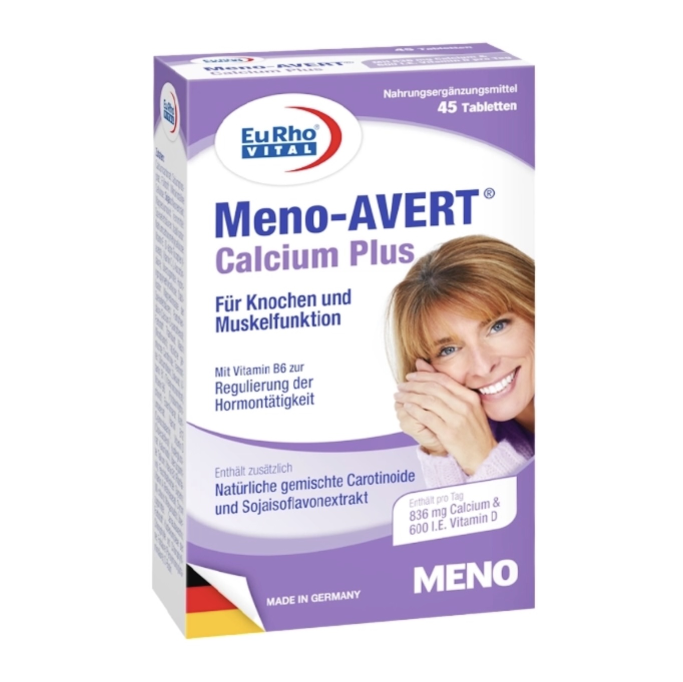 Viên cân bằng nội tiết tố cho phụ nữ tiền mãn kinh MENO-AVERT CALCIUM PLUS
