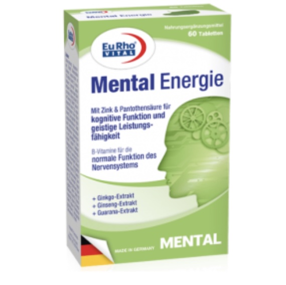 EuRho Vital Mental Energie - Hỗ trợ cải thiện trí nhớ duy trì chức năng não bộ
