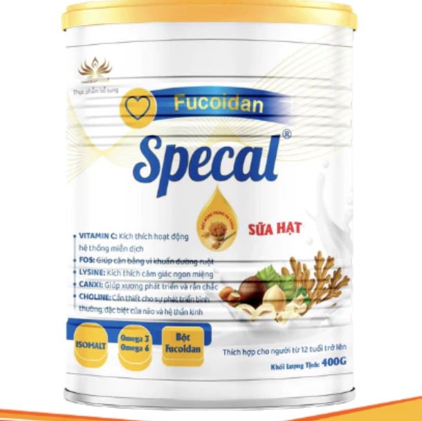 Sữa hạt Specal Fucoidan Diamond – Chống oxy hóa hỗ trợ phòng ngừa ung thư