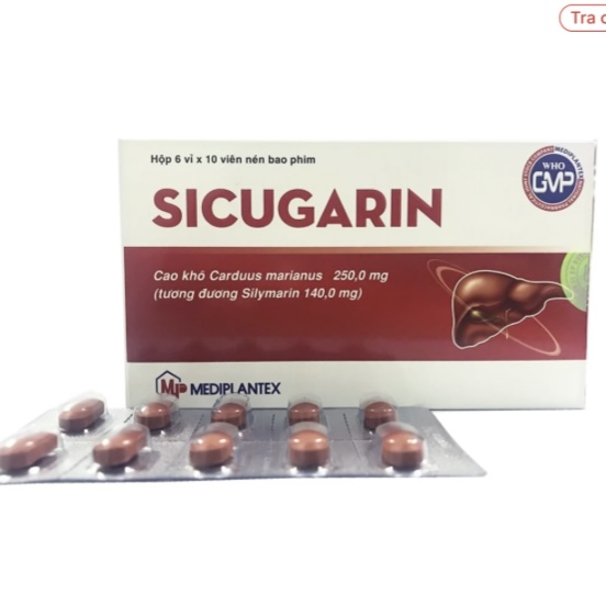 Thuốc Sicugarin Mediplantex điều trị viêm gan do virus