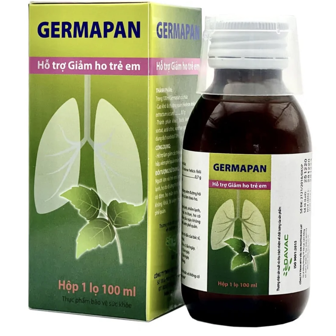 Germapan hỗ trợ làm giảm các triệu chứng viêm đường hô hấp viêm phế quản mạn tính