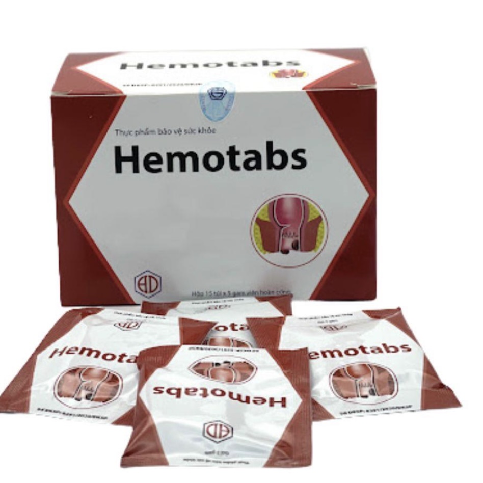 Hemotabs giảm triệu chứng sưng đau ở người bệnh trĩ