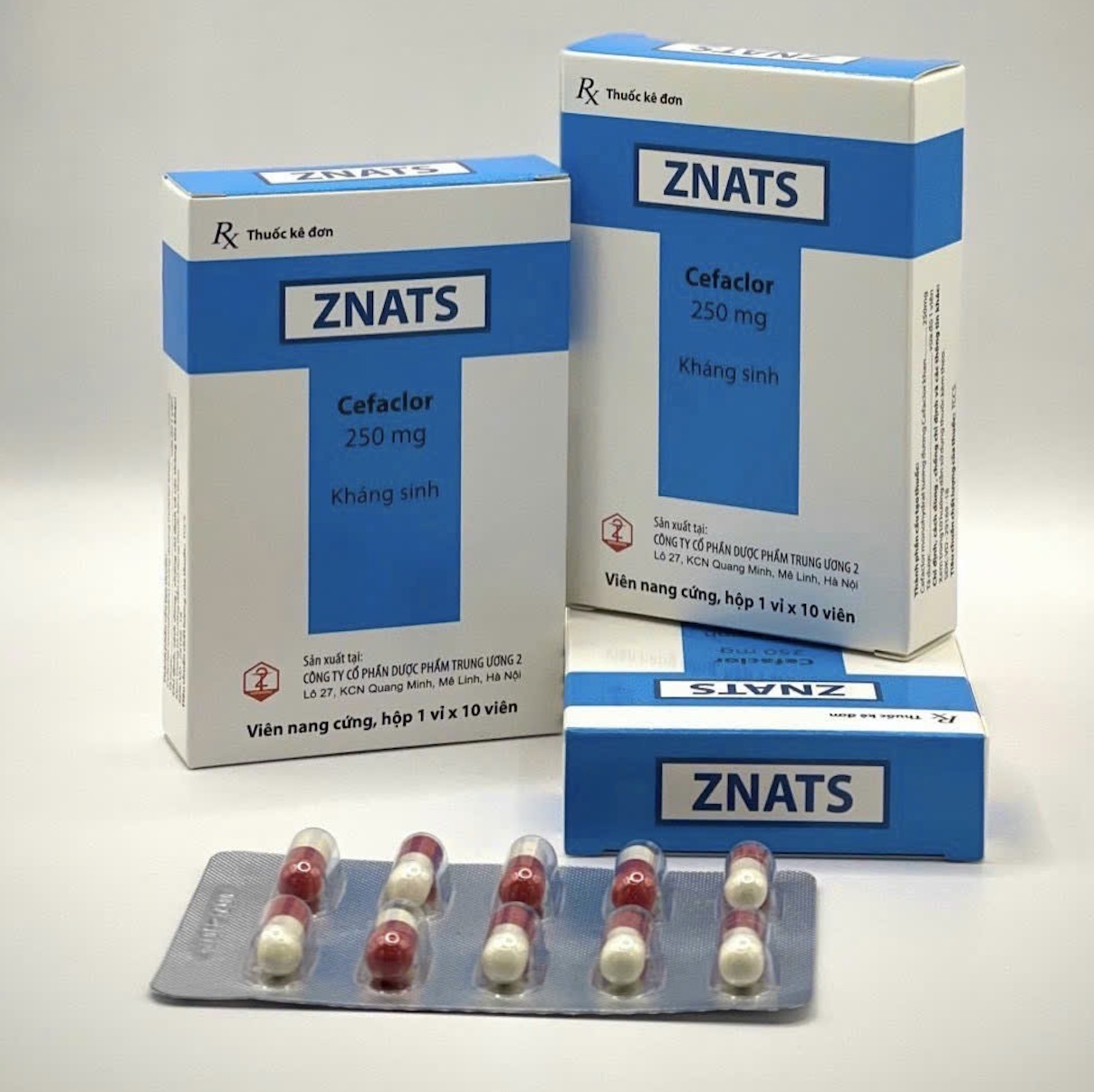 Znats 250mg điều trị viêm đường hô hấp
