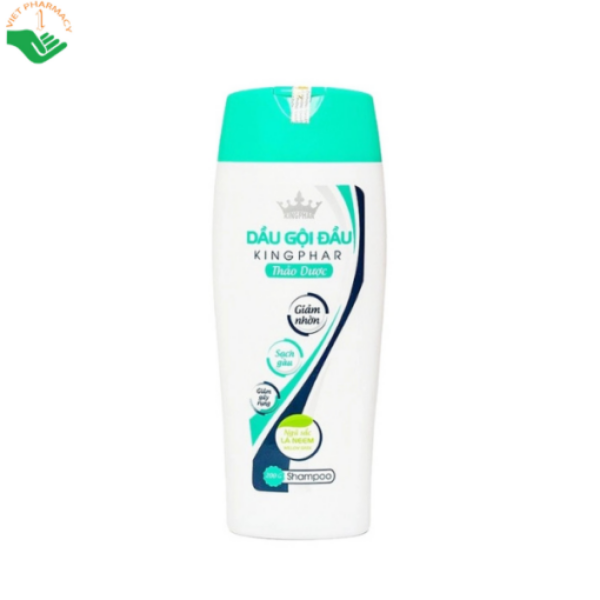 Dầu gội thảo dược Kingphar giúp làm sạch tóc, chăm sóc da đầu (Chai 200g)