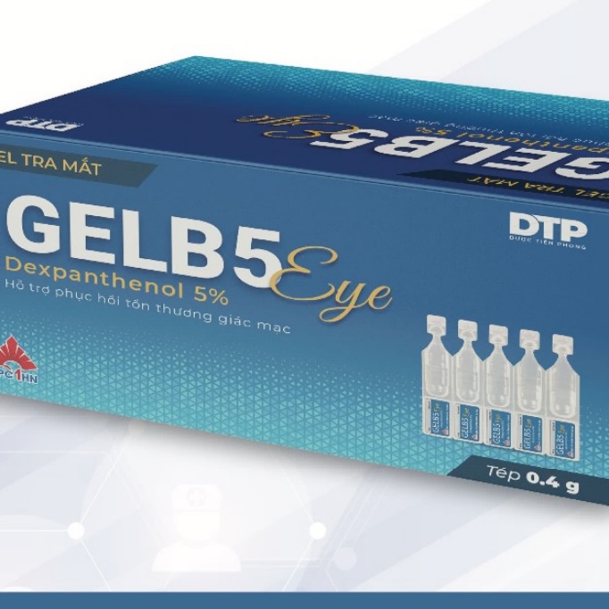 Gelb5 Eye 5% làm dịu triệu chứng khô mỏi mắt