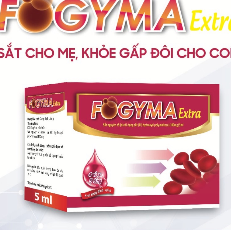 Dung dịch uống Fogyma điều trị thiếu máu do thiếu sắt
