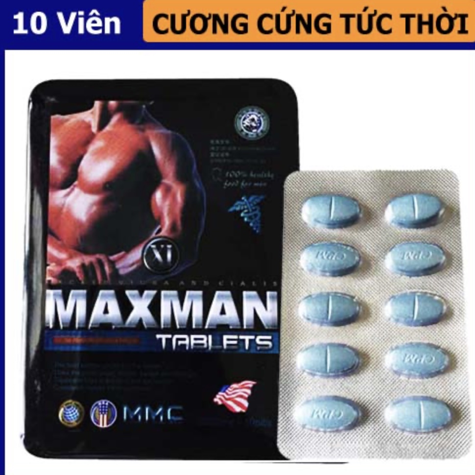 Viên uống Cương Dương Maxman 3800mg