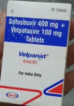 Thuốc Velpanat 400mg/100mg điều trị viêm gan C mạn tính