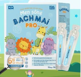 Men sống Bạch Mai Pro - Hỗ trợ giảm rối loạn tiêu hoá, giúp trẻ ăn ngon, tăng đề kháng