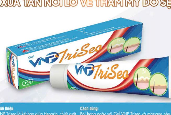 Gel VNP trị sẹo tuýp 10g
