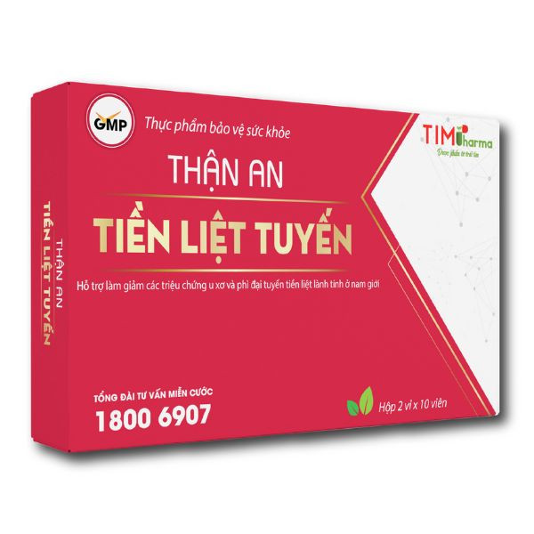 TPBVSK THẬN AN – Hỗ trợ làm giảm các triệu chứng u xơ và phì đại tuyến tiền liệt lành tính ở nam giới