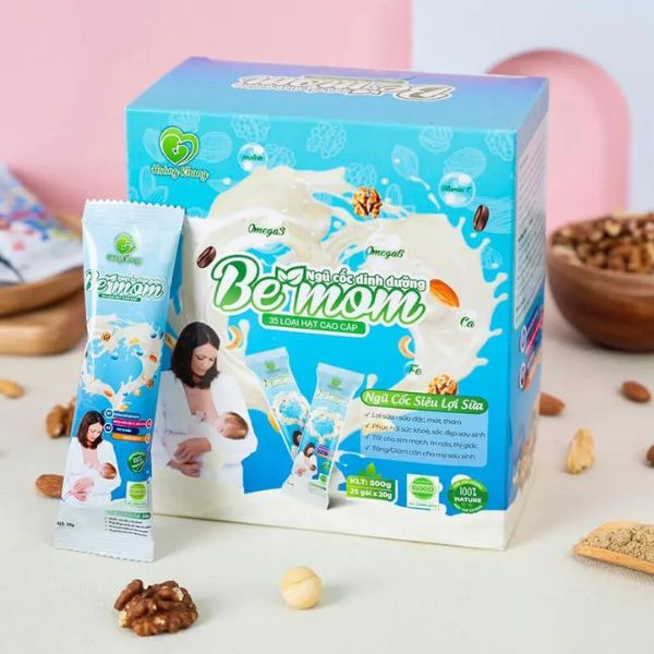 Ngũ Cốc Lợi Sữa Bemom 35 Vị Hạt – X3 Công Thức Lợi Sữa