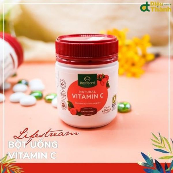 Lifestream Natural Vitamin C – Bột Uống Vitamin C –
