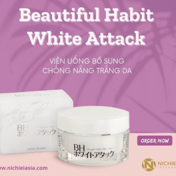 Viên Uống Chống Nắng Beautiful Habit White Attack