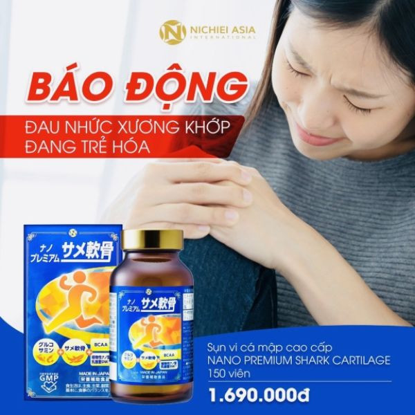 SỤN VI CÁ MẬP CAO CẤP NANO PREMIUM SHARK CARTILAGE 150