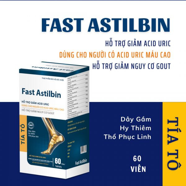 Fast Astilbin (Gout) hỗ trợ giảm nguy cơ Gout