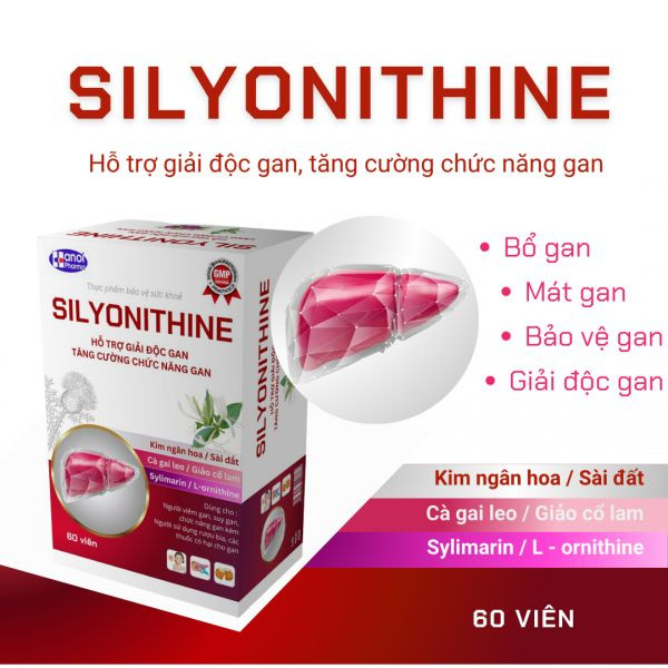 Silyonithine ( bổ gan) hỗ trợ giải độc gan