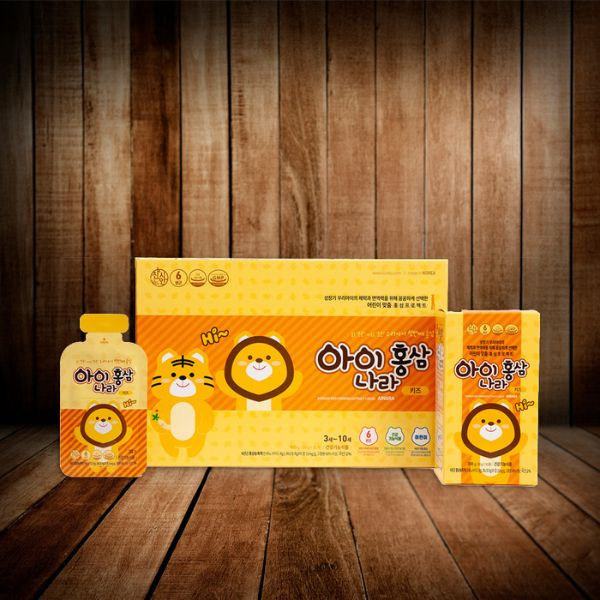 Tinh Chất Hồng Sâm Trẻ Em Ainara Hàn Quốc – Korean Red Ginseng Extract Liquid Ainara