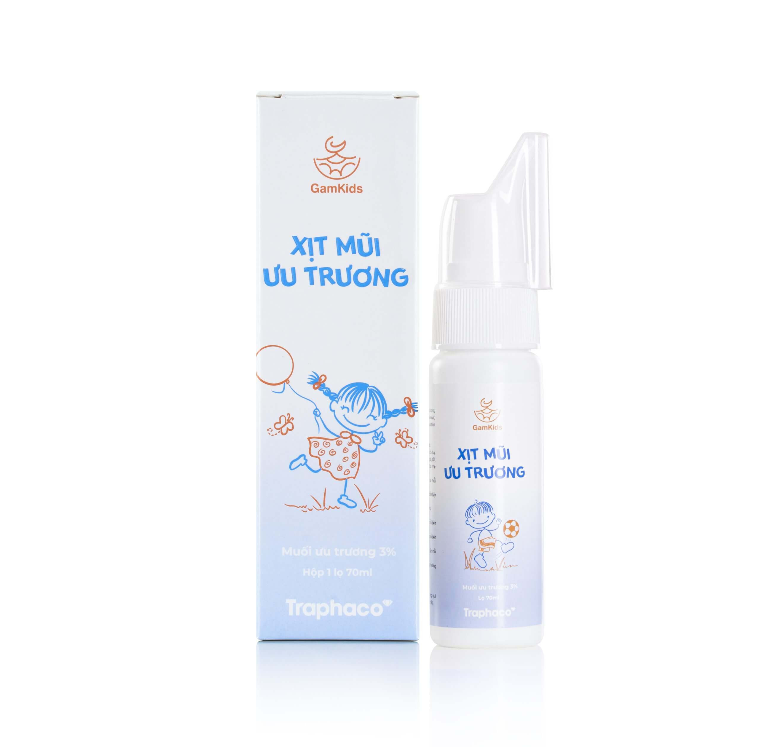 Xịt Mũi Ưu Trương cho bé – Gamkids x Traphaco