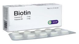 Viên uống Biotin bổ sung Vitamin H và Vitamin B5
