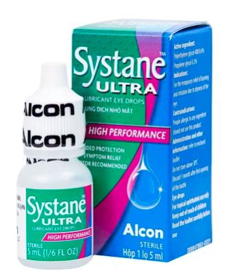 Thuốc nhỏ mắt Systane Ultra Alcon giảm các chứng rát và kích ứng do khô mắt (5ml)