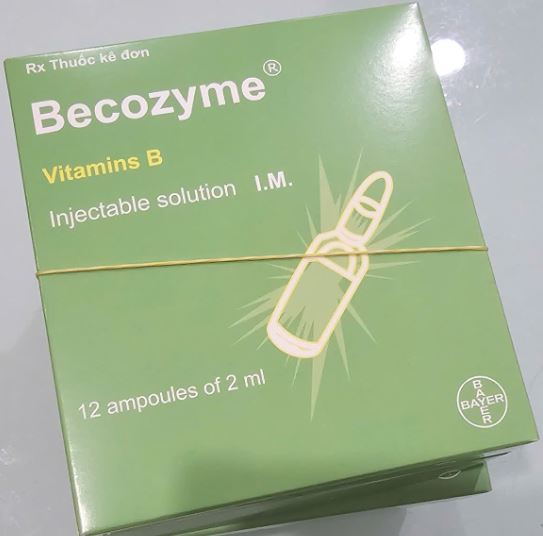Becozyme Bayer (H/12o/2ml) - Bổ sung nhanh vitamin B khi cần thiết (tiêm bắp)