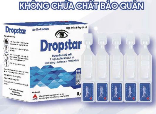 Thuốc nhỏ mắt Dropstar hộp 4 vỉ x 5 ống 5ml