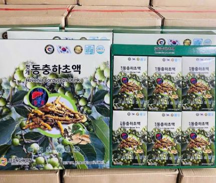 Nước bổ gan đông trùng hạ thảo Jeong Won giúp tăng cường chức năng gan