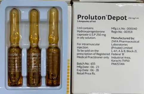 Proluton Depot chính hãng điều trị sinh non, chuyển giới hiệu quả