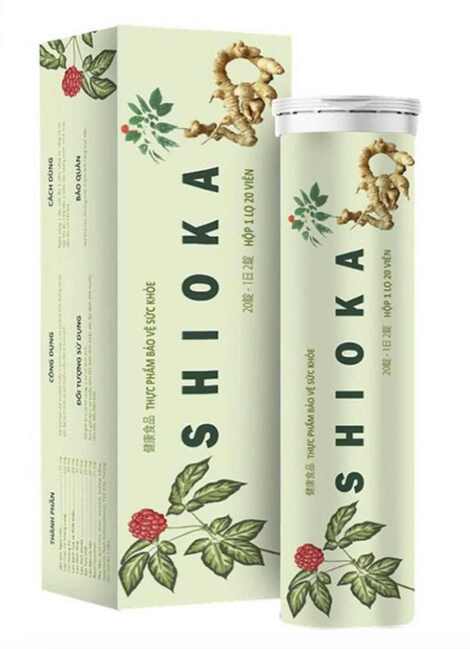 Viên sủi Shioka