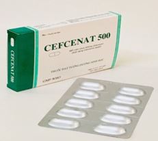Viên nén Cefcenat 500mg kháng sinh điều trị nhiễm khuẩn (2 vỉ x 10 viên)