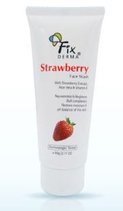 Sữa rửa mặt trẻ hóa da Fixderma Strawberry Face Wash 60g