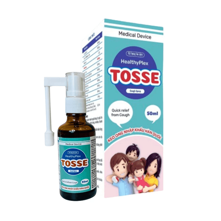 Xịt Họng Ho Cảm HealthyPlex TOSSE