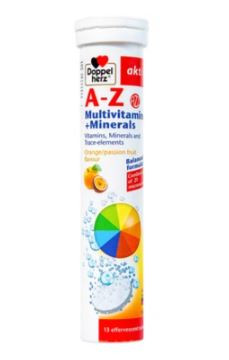 Viên sủi A-Z Fizz Doppelherz Aktiv bổ sung vitamin và khoáng chất (13 viên)