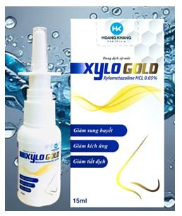 Xịt Mũi XYLOGOLD điều trị ngạt mũi, cảm cúm, viêm mũi (15ml)