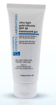 Gel Chống Nắng Đất Sét Vàng Thải Độc Da FCL Ultra Light Gold Silicone SPF 40 Translucent Gel 50ml